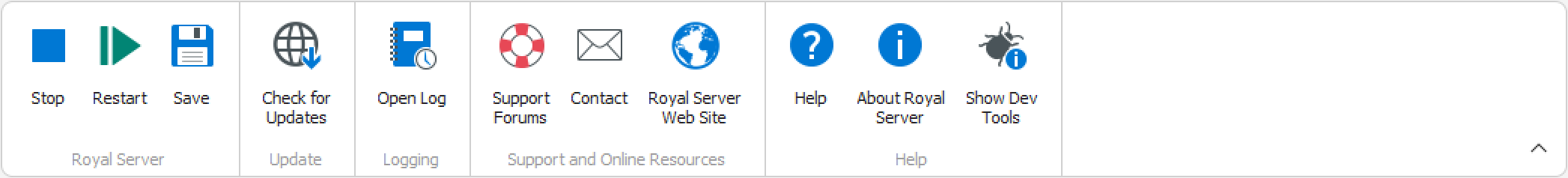 Royal Server Configuration Tool